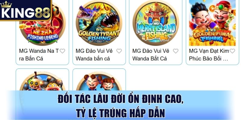 Đối tác lâu đời ổn định cao, tỷ lệ trúng hấp dẫn Đối tác lâu đời ổn định cao, tỷ lệ trúng hấp dẫn